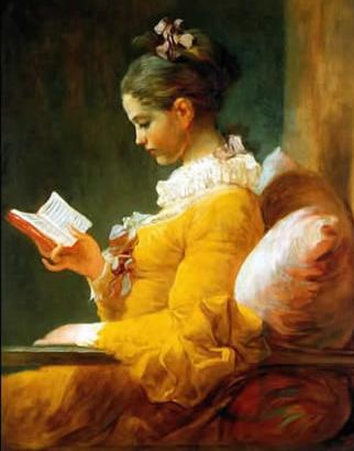 A Young Girl Reading, Jean-Honore Fragonard, 1776