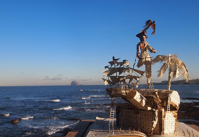 Scotland’s secret book sculptures